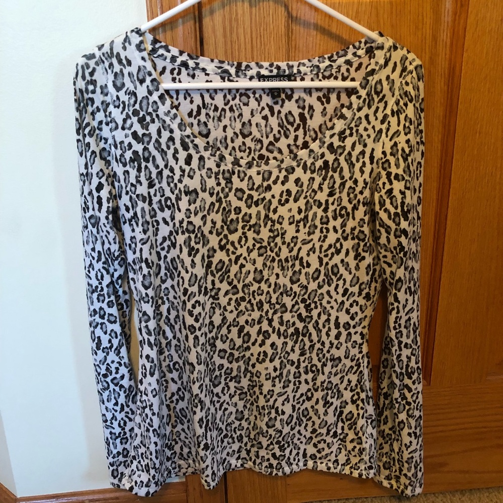 Express Leopard Blouse